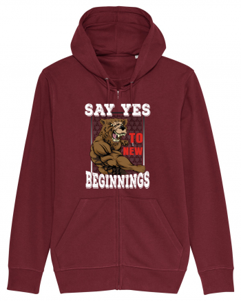 Say Yes To New Beginnings Burgundy