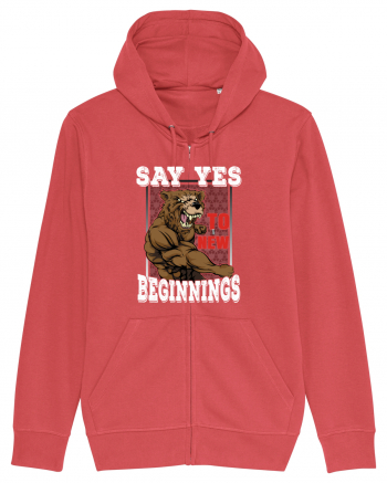 Say Yes To New Beginnings Carmine Red