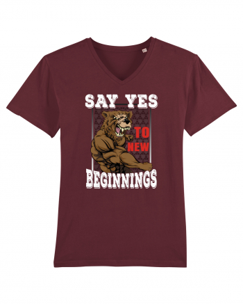 Say Yes To New Beginnings Burgundy