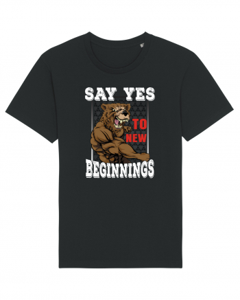 Say Yes To New Beginnings Black