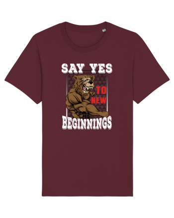 Say Yes To New Beginnings Burgundy