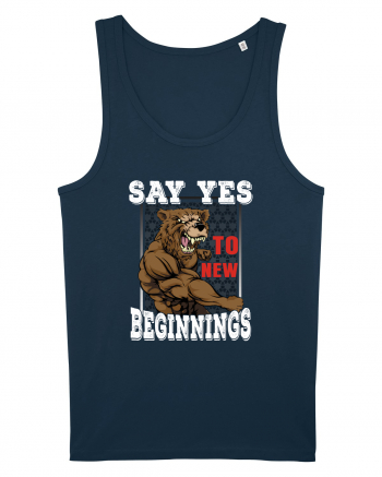 Say Yes To New Beginnings Navy