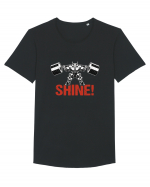 Shine! Tricou mânecă scurtă guler larg Bărbat Skater