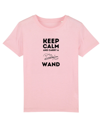 Keep calm and carry a wand Cotton Pink