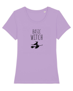 Basic Witch (negru)  Tricou mânecă scurtă guler larg fitted Damă Expresser