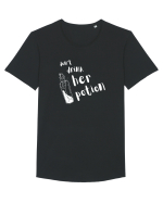 Don't drink her potion (alb)  Tricou mânecă scurtă guler larg Bărbat Skater