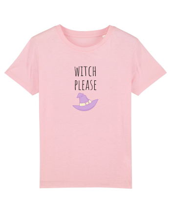 Witch Please (negru)  Cotton Pink
