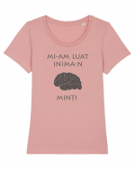 Mi-am luat Inima-n Minți Tricou mânecă scurtă guler larg fitted Damă Expresser