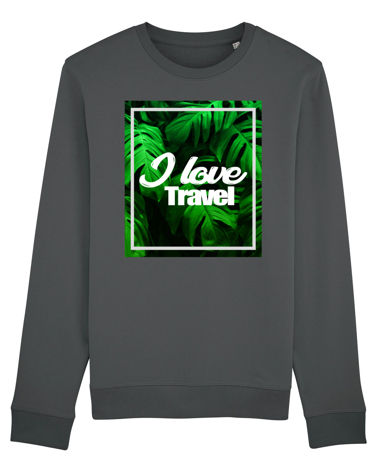 Bluză mânecă lungă Unisex Rise Anthracite