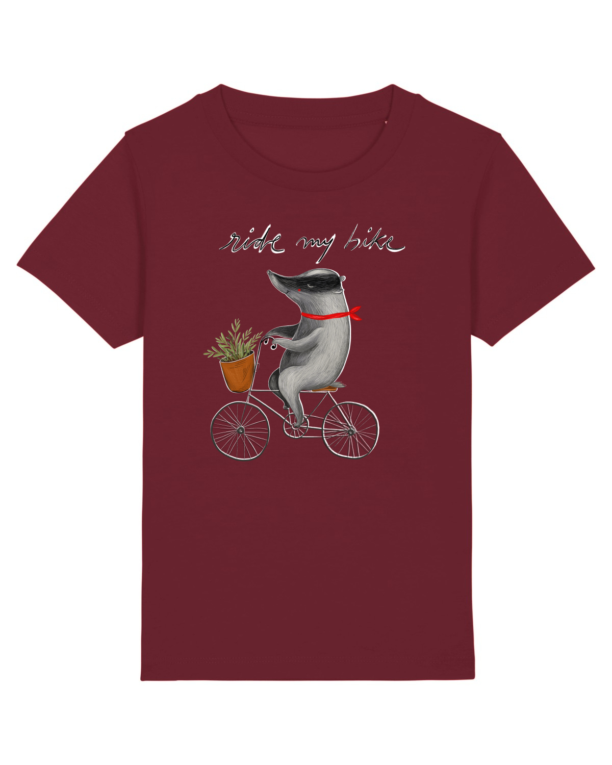 Tricou mânecă scurtă  Copii Mini Creator Burgundy