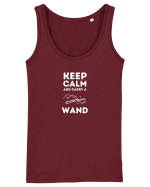 Keep calm and carry a wand (alb)  Maiou Damă Dreamer