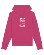 Keep calm and carry a wand (alb)  Hanorac Unisex Drummer