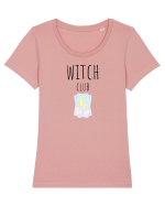 Witch Club Cards (negru)  Tricou mânecă scurtă guler larg fitted Damă Expresser