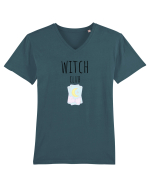 Witch Club Cards (negru)  Tricou mânecă scurtă guler V Bărbat Presenter