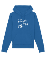 If the broom fits, fly it. (alb)  Hanorac Unisex Drummer
