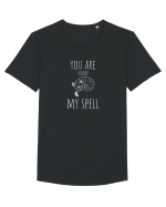 You are under my spell (alb)  Tricou mânecă scurtă guler larg Bărbat Skater
