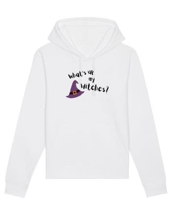 What's up my witches? (negru)  White