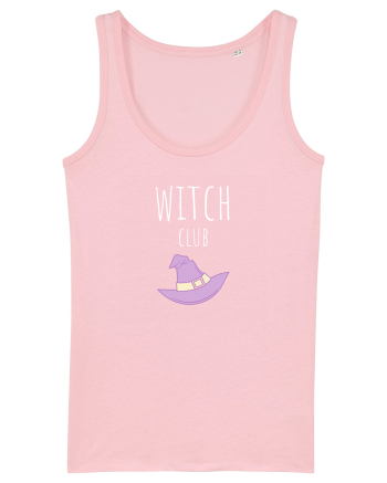 Witch Club Hat (alb)  Cotton Pink