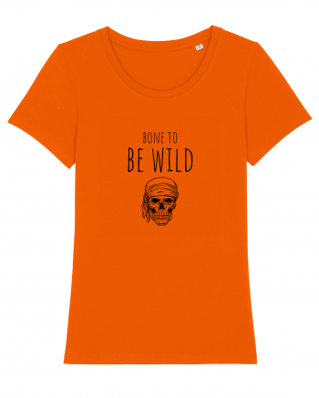 Bone to be Wild (negru)  Bright Orange