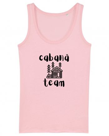 Cabană Team(negru)  Cotton Pink