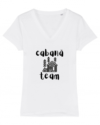 Cabană Team(negru)  White