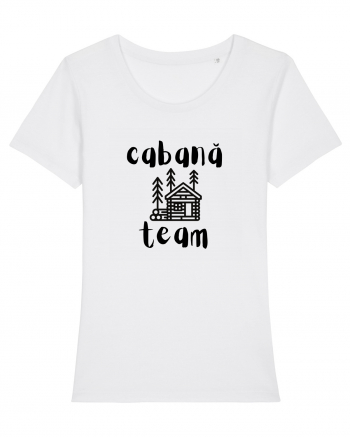 Cabană Team(negru)  White