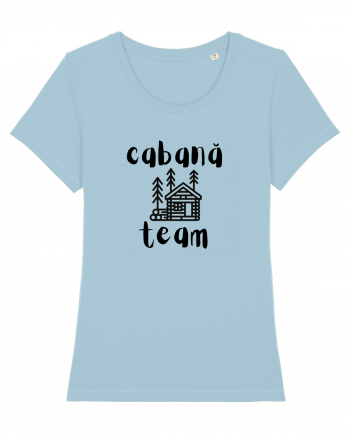 Cabană Team(negru)  Sky Blue