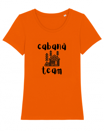 Cabană Team(negru)  Bright Orange