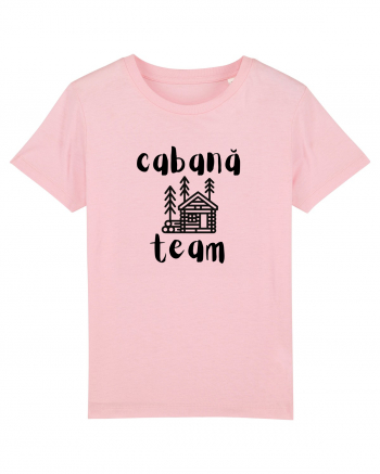 Cabană Team(negru)  Cotton Pink