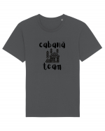 Cabană Team(negru)  Tricou mânecă scurtă Unisex Rocker