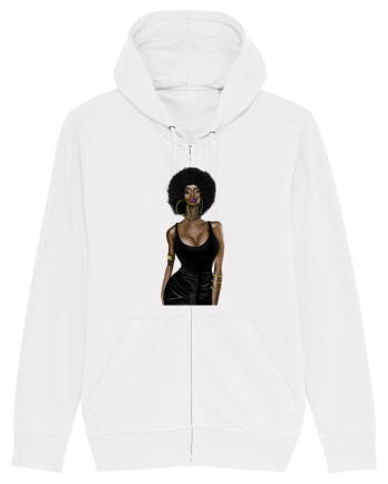 Afro Girl White