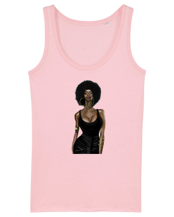 Afro Girl Cotton Pink