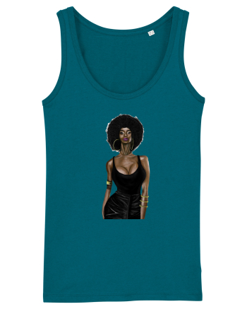 Afro Girl Ocean Depth
