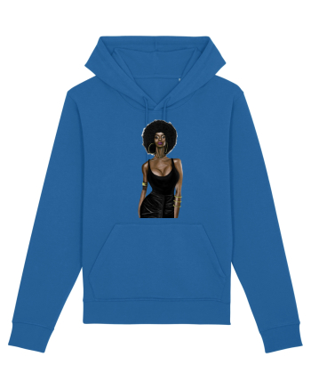 Afro Girl Royal Blue
