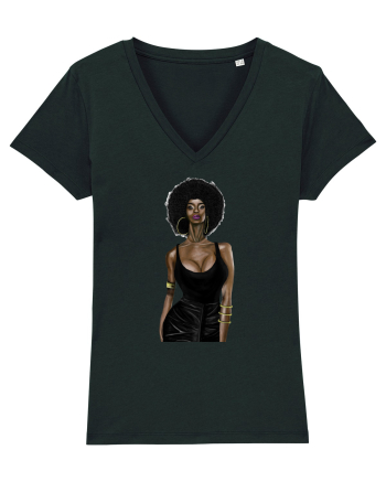 Afro Girl Black
