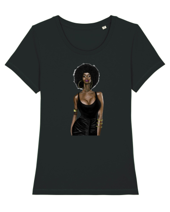 Afro Girl Black