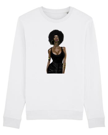 Afro Girl White