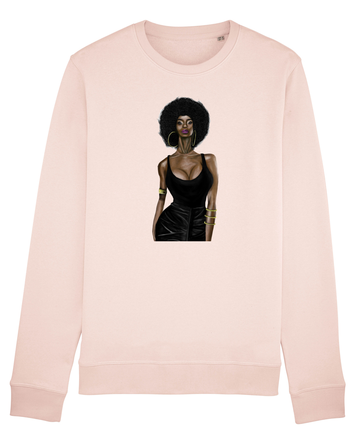 Bluză mânecă lungă Unisex Rise Candy Pink