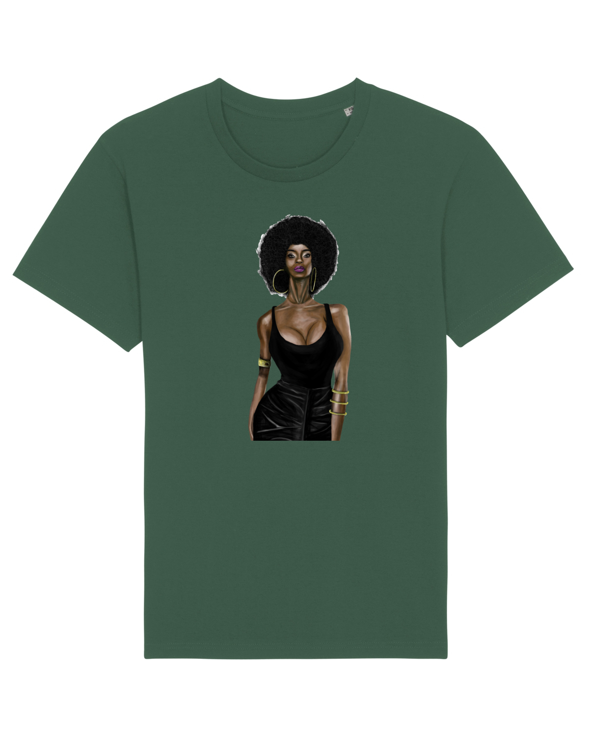 Tricou mânecă scurtă Unisex Rocker Bottle Green
