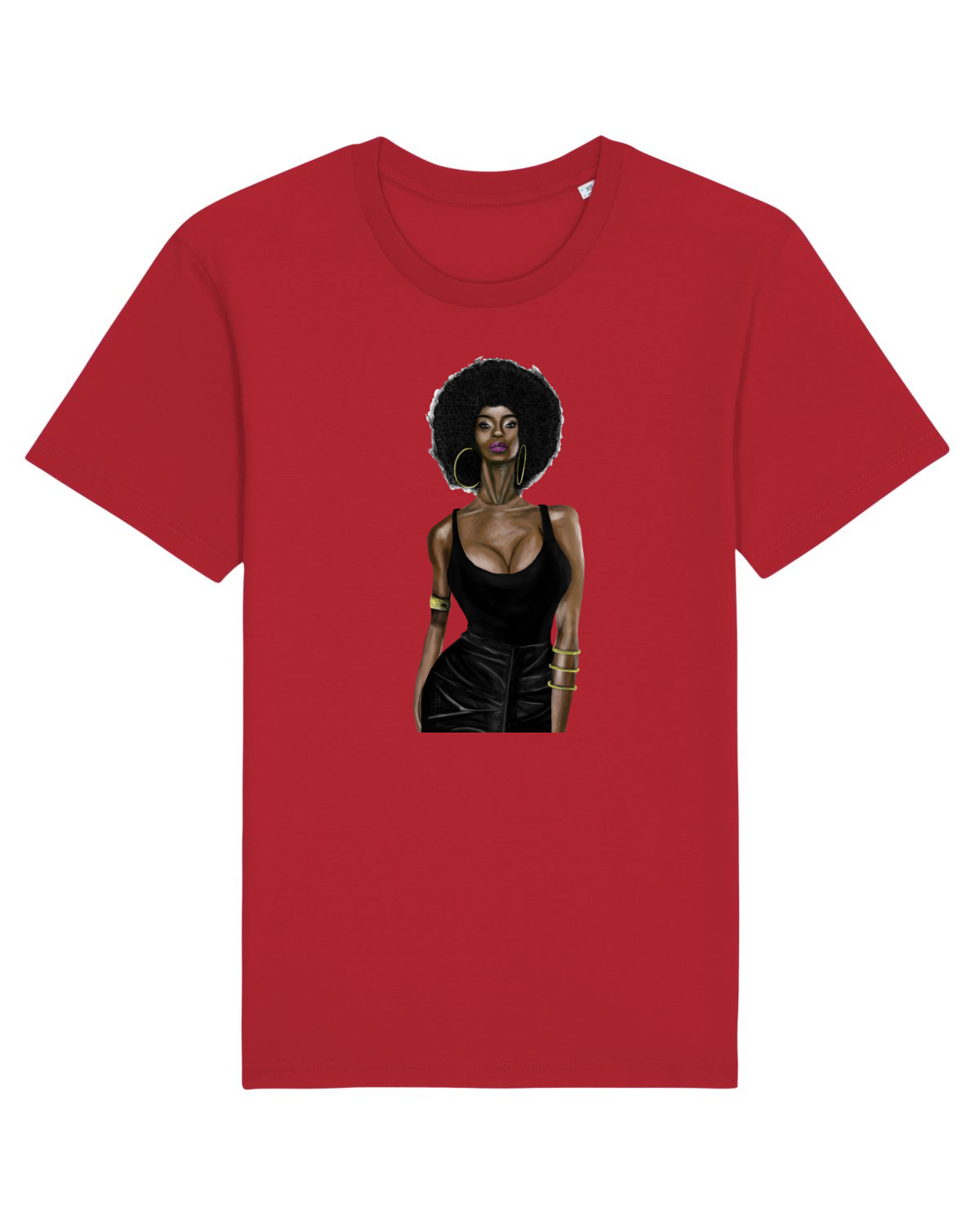 Tricou mânecă scurtă Unisex Rocker Red