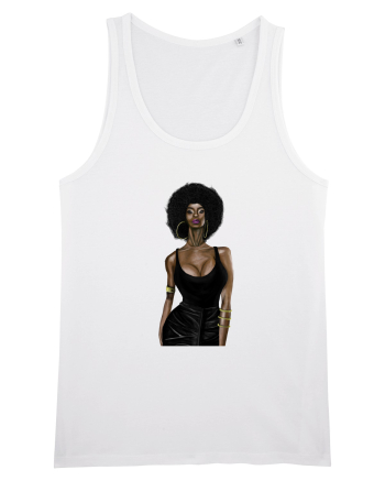 Afro Girl White