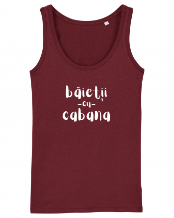 Băieții cu Cabana (alb)  Burgundy