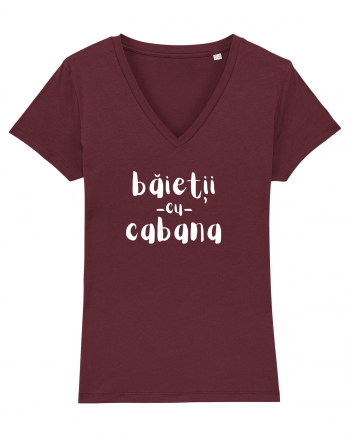 Băieții cu Cabana (alb)  Burgundy