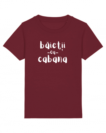 Băieții cu Cabana (alb)  Burgundy