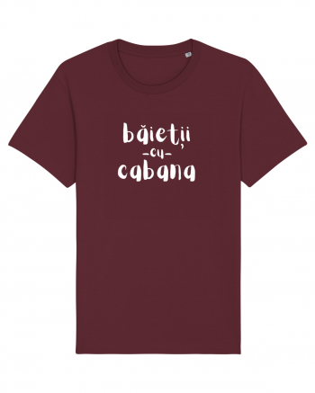 Băieții cu Cabana (alb)  Burgundy