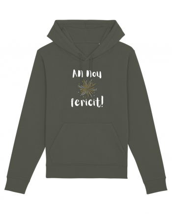 An Nou Fericit (artificii) alb Khaki