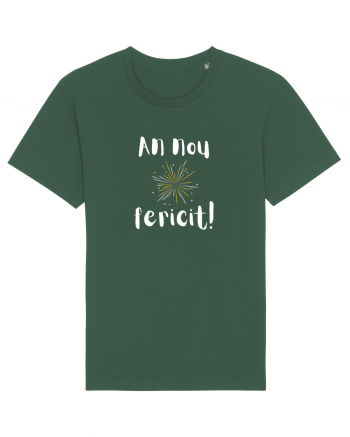 An Nou Fericit (artificii) alb Bottle Green
