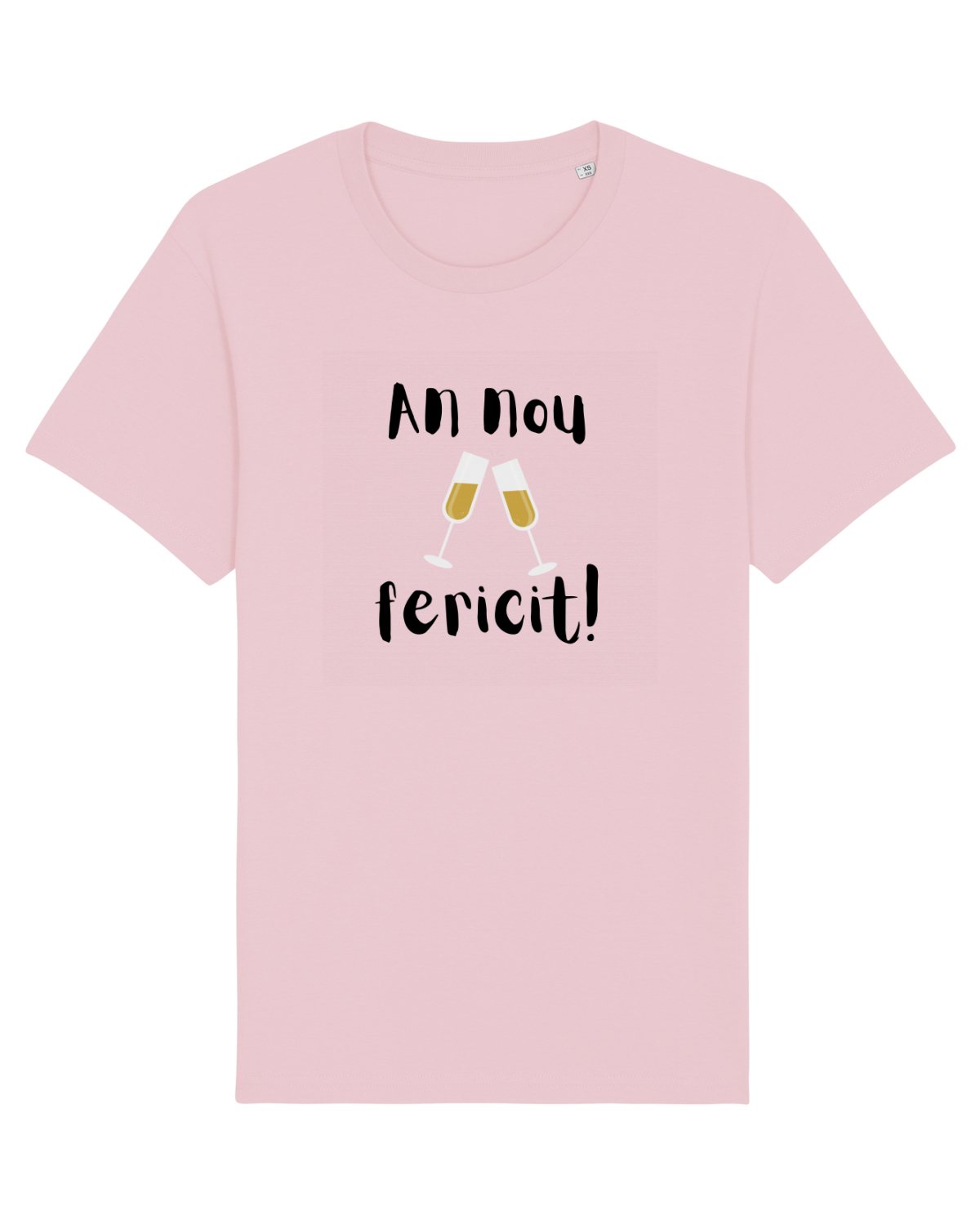 Tricou mânecă scurtă Unisex Rocker Cotton Pink