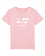 New Year, New Me and Other Jokes (alb)  Tricou mânecă scurtă  Copii Mini Creator