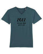 2022 show me what you've got (negru)  Tricou mânecă scurtă guler V Bărbat Presenter